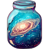 Space in a jar
