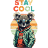 Retro Koala Stay Cool