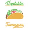Vegetables Tacos Letters Mexican Food