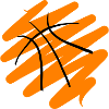 Abstract Basketball Design