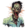 Cool Halloween Costume - Scary Zombie