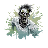 Cool costume d’Halloween - Zombie effrayant