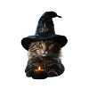 Witch Cat Halloween