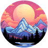 Mountains Vaporwave