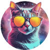 Cat with sunglasses