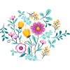 Yellow and Purple FLOWERS