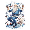 Christmas fun: Drunken Santa Claus