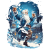 Christmas fun: Drunken Santa Claus