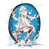 Christmas fun: Drunken Santa Claus