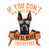 Doberman with sunglasses