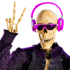 Grim Reaper loves cool music