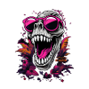 Dino-Schädel