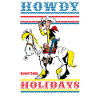 Lucky Luke Howdy Holidays Ugly Christmas Design