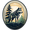 Forest dweller wolf