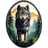 Forest dweller wolf