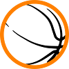 Abstract Basketball Design
