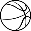 Abstract Basketball Design