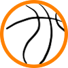 Abstract Basketball Design