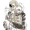 Halloween Skelett