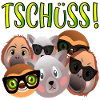 TSCHÜSS ABSCHIED TEAM