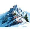 Une journée hivernale à la montagne