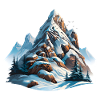 Sur la crête sommitale