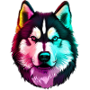 Wolf Husky Dog