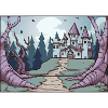 Halloween Dracula Vampire Mansion