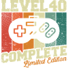 40th Birthday Gift - Level 40 Complete
