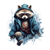 Ninja raccoon