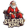 Santa Sleigh King Christmas