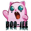 Boo-jee cat ghost pink