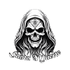 Santa Muerte Skull Holy Dead