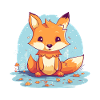Cute fox