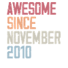 Birthday gift in November 2010
