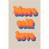 Liefde en zelfliefde retro typografie cadeau