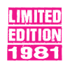 Édition limitée 1981