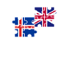 Iceland UK Flag British Icelanders
