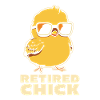 Pensioner Pension Cool Retired Chick