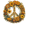 Costume Hippie Peace Sign