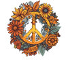 Costume Hippie Peace Sign
