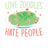 Zoodles Zucchini Pasta Saying