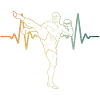 Kickboxing Heartbeat ECG Pulse
