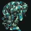 Femme bleue