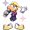 Capitano Laserhawk Rayman nel ruolo di giornalista