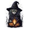 Halloween Katze