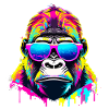 Gorilla-Farbe