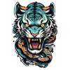 Tiger Japanese tattoo