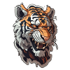 tigre manga style japonais