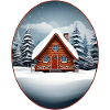 Wooden house, Christmas hut